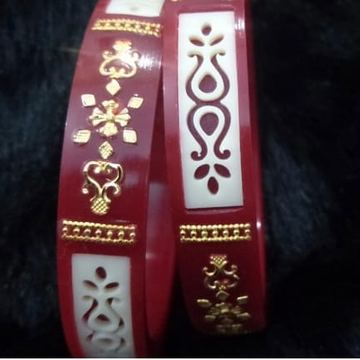 22KT Gold Ethnic Design Hallmark Plastic Bangle  by 